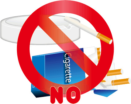 タバコ禁止