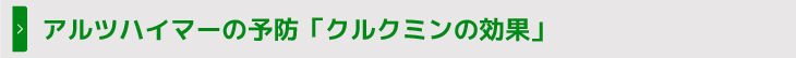 アルツハイマーの予防「クルクミンの効果」